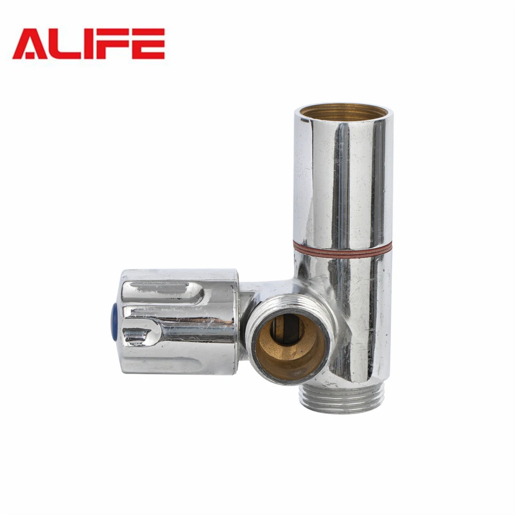 Alife Sanitary Plumbing Brass Angle Stop Valve Toilet for Bathroom and Sink