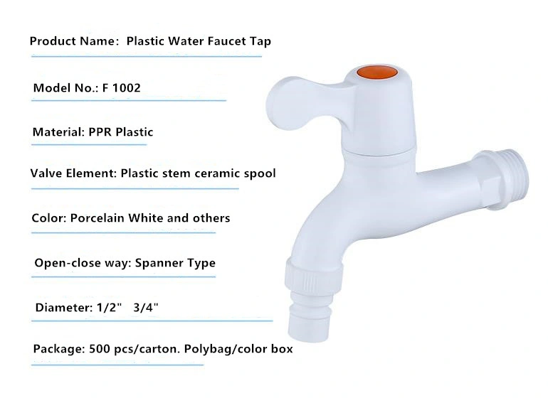 Factory Supply Plastic Water Faucet Tap Hydrant for Washing Machine Bathroom Kitchen